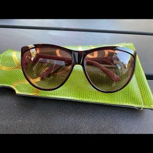 Lilly Pulitzer Pink Seashell Sunglasses w/ Case